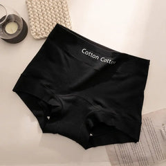 3Pcs Breathable Comfortable Simple Briefs Mid Waist Panties Seamless Underwear Cotton Crotch Underwear for Women Lady