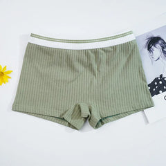 Damen-Boxershorts aus Baumwolle, nahtlose, bequeme und atmungsaktive Damen-Shorts, sexy Höschen