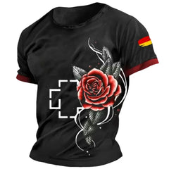 Summer Men's T Shirt Casual Short Sleeve European T-Shirt Soccer Clothing Fashion Streetwear Male Oversized Clothing Pullover