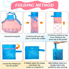 תיק כתף חוף תיק רשת מעטפת תיק חוף חיוני תיק חוף צעצוע תיק