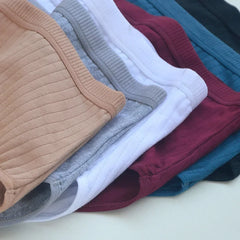 Women High Waisted Underwear Pure Cotton Solid Plus Size Breathable Women's Triangle Abdominal Underwear