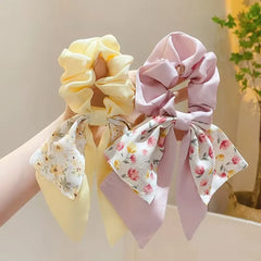 Haarschmuck für Feen, Haargummis, Schleifen, Haarbänder mit Blumenmuster, elastische Haarbänder, Haargummis, Haarspangen, Haarschmuck für Mädchen