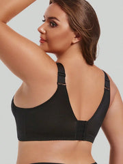 Sommerunterwäsche für Damen, große Oberweite, geringe Faltenbildung, Anti-Hänge-Effekt, ohne Bügel, für kurvige Frauen, ultradünner Plus-Size-Text-BH