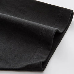 Klassisches Grafik-T-Shirt mit George Michael Gitarrenmuster, Rundhalsausschnitt, Baumwolle, Oversized-Schnitt, Sommer-Herrenbekleidung