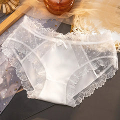 Women's Underwear Panty Sexy Lace Pantiesr Hollow Out Comfort Briefs Low Waist Seamless Underpants Lingerie