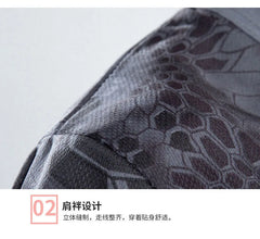 Herren-Tarnhemden für Jagd, Angeln, Militär, Wandern, Camping – schnelltrocknende Kleidung