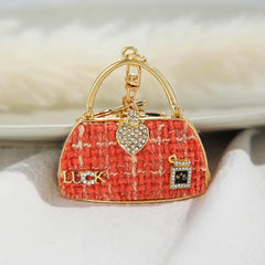 Fashionable Exquisite Bag Keychain Accessories Lady's Handbag Key Chain Pendant 43 Kinds of Style Women Gift Dropshipping