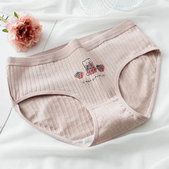 New Underwear Women Strawberry Pattern Panties Girls Briefs Sexy Lingeries Cueca Calcinhas Cotton Shorts Underpants Cute Panty