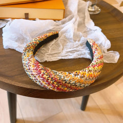 Urlaubs-Haaraccessoires für Damen, Haarbänder für Mädchen, gewebtes Stirnband für Strand und Kopfbedeckungen im Hawaii-Stil