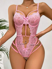 Sexy Lingerie Women Erotic Lingerie Sleepwear Pajamas Lace Lingerie Set Open Bra Erotic Costumes Exotic Apparel Female Underwear