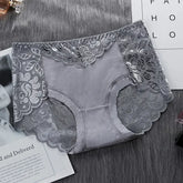 Women's Cotton Underwear Panties Sexy Lace Mid-Waist Hollow Female Briefs Hip Lift Underpants for Lady Lingerie Нижнее Белье