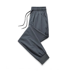 Dünne, atmungsaktive Freizeithose aus Eisseide für Herren (Frühling/Sommer), locker geschnitten, schnelltrocknend, sportlich, 9-Punkt-Schnitt