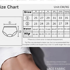 Women's Cotton Underwear Panties Sexy Lace Mid-Waist Hollow Female Briefs Hip Lift Underpants for Lady Lingerie Нижнее Белье