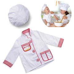 Kid Costume For Chef Uniform Jacket Children Cosplay Kitchen Restaurant Clothing Kindergarten Performance Boys Girls Clothes Set