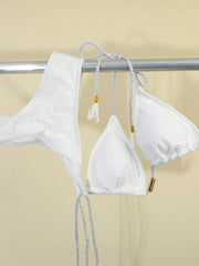 ZRTAK ורוד ביקיני משולש Biquinis Feminino בגד ים מחרוזת ביקיני סטים Push Up ביקיני נשים בגד ים מוצק בגדי ים