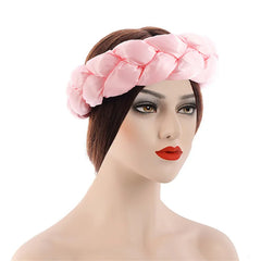 Women for african dresses Party Headwear Accessories Bronzing Fabric lady Headbands Elastic Braids Fashion Bandage Bandana Mujer