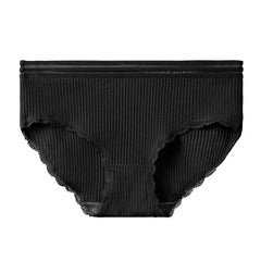 5pcs Women's underwear, solid color, all-cotton, comfortable summer, thin and breathable underpants, girls' shorts