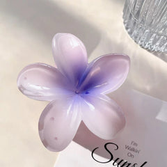 Beach Vacation Bohemia Style Fashion Egg Flower Hair Clips Flower Large Hair Claw Hairpin For Women Girls Accessories