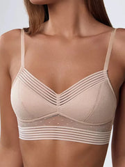 Sexy lace U-shaped backless lingerie for women without steel rings beautiful back bra ultra-thin invisible bra cross-border b