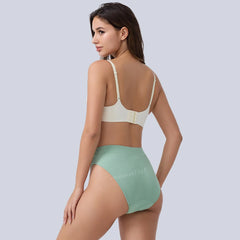 Menstruationsunterwäsche, Baumwoll-Menstruationsslips, hochgeschnitten, saugfähig, für starke Menstruation