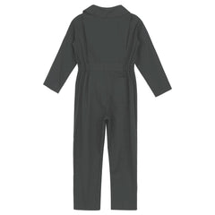 Kid's Coverall Boys Child Casual Jumpsuit Pants Fashion Long Sleeve Turndown Collar Zipper Mechanic Costume Flight Suit Overalls