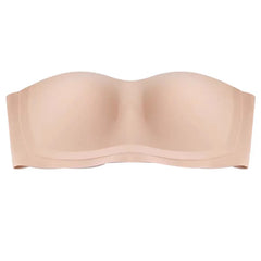 Underwear for Women with Small Bust: Padded, Thin, Strapless, Side-Supporting, Breathable Bandeau, Wrap-Style, Backless Bra