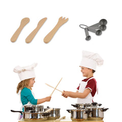 Kid Costume For Chef Uniform Jacket Children Cosplay Kitchen Restaurant Clothing Kindergarten Performance Boys Girls Clothes Set