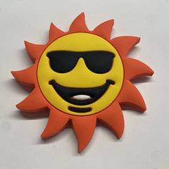 Rubber Beach Bag Accessories Charms - 3" Beach Charm Accessories for Rubber Beach Totes Perfect Tote Accessories for Summer