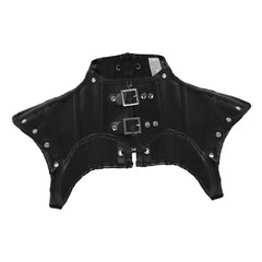 Steampunk-Kostümaccessoires für Damen: Schulterjacke aus PU-Leder, Shapewear, kurze Gothic-Schultertops für Damen