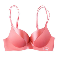 Sexy Push-up-BH mit tiefem U-Ausschnitt für Damen, nahtlos, kabellos, mit bequemen, doppelten Trägern.