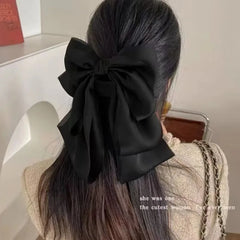Neue koreanische große Haarspange mit Schleife, Haarclip für Damen, Haarspangen für hohen Pferdeschwanz, Haarschmuck für Mädchen und Frauen