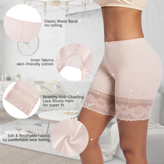 Unterwäsche für Damen: Shorts, Sicherheitshosen, Anti-Scheuer-Oberschenkel-Boxershorts mit hohem Bund, reibungsarme, sexy kurze Hosen