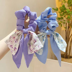 Haarschmuck für Feen, Haargummis, Schleifen, Haarbänder mit Blumenmuster, elastische Haarbänder, Haargummis, Haarspangen, Haarschmuck für Mädchen