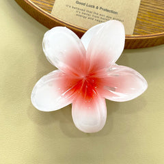 Beach Vacation Bohemia Style Fashion Egg Flower Hair Clips Flower Large Hair Claw Hairpin For Women Girls Accessories