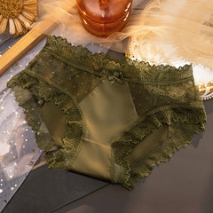 Women's Underwear Panty Sexy Lace Pantiesr Hollow Out Comfort Briefs Low Waist Seamless Underpants Lingerie