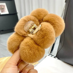 Haarklammern-Zubehör für Frauen, pelzige Nadeln, Clips, Cheveux Bandeau, koreanische Mode, Pinza Pelo Haarspangen, Cheveux Femme Haarschmuck