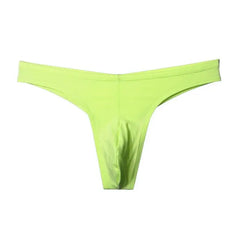 Mini-Strandmode Herren Bikini mit Beutel, bequemer Badeanzug mit T-Rücken