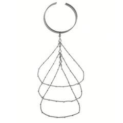 Trendy Arm Jewelry Fashion Sexy Multi-layered Rhinestone Chain Tassel Upper Arm Bracelet Armlet Armband Women Accessories