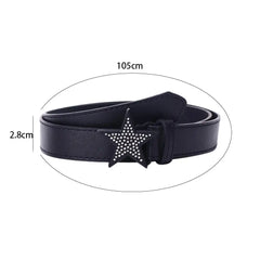 Accessories Width Waist Belt Retro Y2k Waist Strap Corset Belt Adjustable Waistband Women Waist Belt Star Buckle Belt