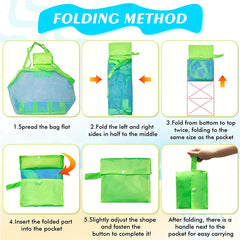 תיק כתף חוף תיק רשת מעטפת תיק חוף חיוני תיק חוף צעצוע תיק