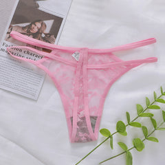Women's Sexy And Fun Hollow Lace Underwear Easy to Wash And Dry, Traceless Antibacterial Underwear C830