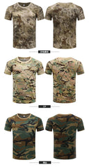 Herren-Tarnhemden für Jagd, Angeln, Militär, Wandern, Camping – schnelltrocknende Kleidung