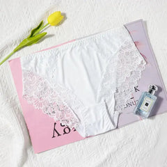 BEAUWEAR Plain Lace Underwear Unlined Thin Panties for Women Plus Size Underpant 0XL 1XL 2XL 3XL 4XL 5XL