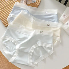 5PCS Fashion Cute Panties for Women Underwear Cotton Crotch Seamless Briefs Female Lingerie Bear Underpants Gifts