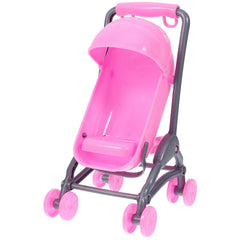 Mini-Kinderwagen-Zubehör, realistisches Design, Babyspielzeug, Kinderwagen aus Kunststoff, Kindermöbel aus Kunststoff, Dekorationsdetails