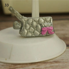 34 Styles Accessories Dollhouse Kids Toys Purse Dolls Handbag 1/6 Doll Accessories Lady Plastic Bag