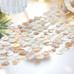 Fashion Accessories, Women's Summer Beach Style Handmade Bead Necklace with Shell Tassel Multi-layered Collarbone Chain