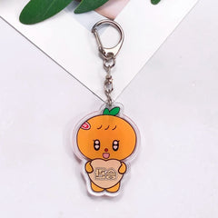 Kpop Stray Kids Acrylic Car Keychain Accessories Creative Funny Kawaii Trendy Bag Charm Backpack Pendant Keyring Gifts For Fans