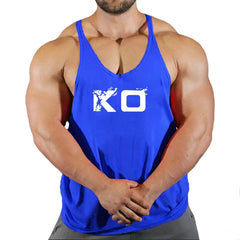 Marken-Tanktop für Herren, Bodybuilding-Bekleidung, ärmelloses Baumwollshirt, Fitnessweste, Sportbekleidung, Trainings-Tanktop