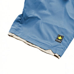 Lässige Herren-Sommershorts mit Taschen – Schwarz, elastischer Bund, Kordelzug, Polyester, zweilagiges Design, leicht und atmungsaktiv